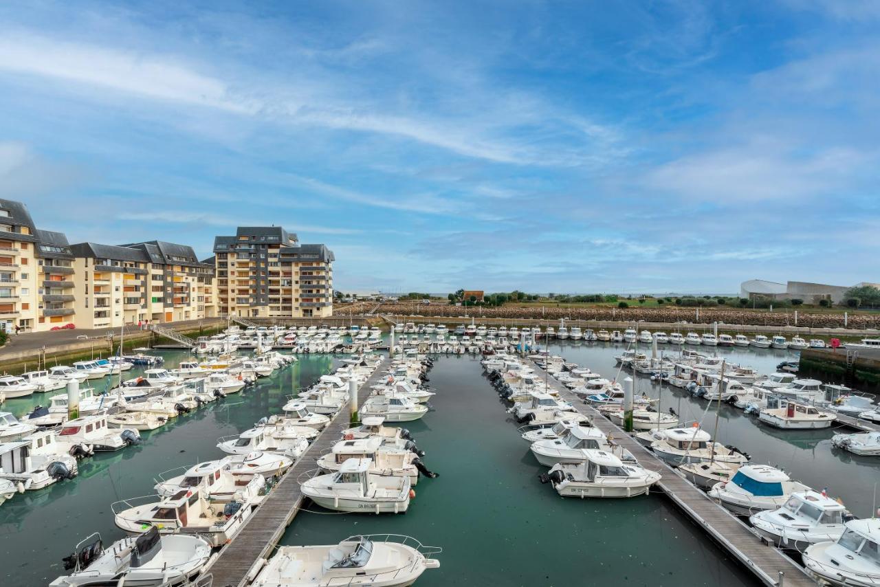 Appartement vue mer et marina, Loggia - Parking Courseulles-sur-Mer Buitenkant foto